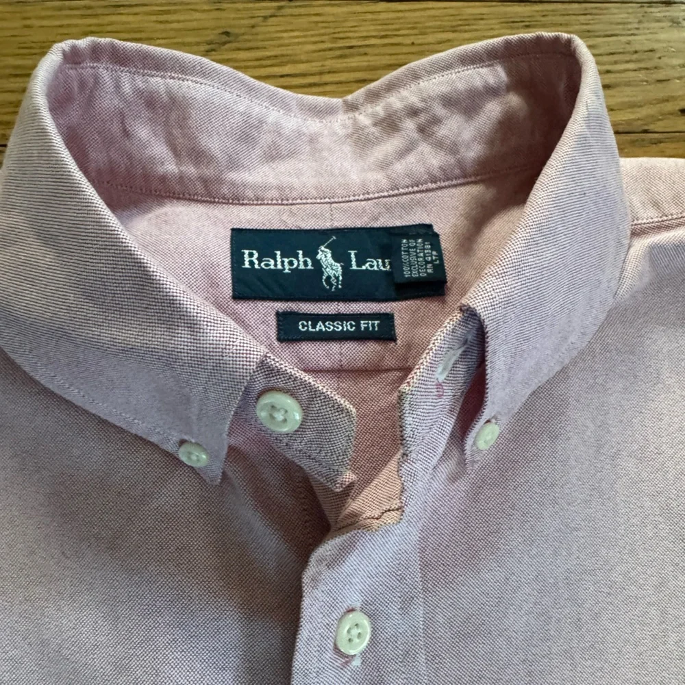 Ralph Lauren Men's Light Pink Casual Shirt Size XL Classic Fit Preppy Office - Picture 14 of 14